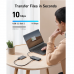 A8383HA1 | Anker USB C Hub, 555 USB-C Hub 8-in-1, with 100W Power Delivery, 4K 60Hz HDMI Port, 10Gbps USB C and 2 USB A Data Ports, Ethernet Port, microSD and SD Card Reader