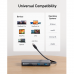 A8383HA1 | Anker USB C Hub, 555 USB-C Hub 8-in-1, with 100W Power Delivery, 4K 60Hz HDMI Port, 10Gbps USB C and 2 USB A Data Ports, Ethernet Port, microSD and SD Card Reader