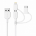  ANKER A8436H12 POWERLINE II 3-IN-1 CABLE WHITE