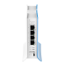 RB941-2nD-TC | Mikrotik RB941-2nD-TC hAP lite TC Small home AP with four ethernet ports and a colorful enclosure.