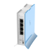 RB941-2nD-TC | Mikrotik RB941-2nD-TC hAP lite TC Small home AP with four ethernet ports and a colorful enclosure.